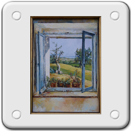 a casa di Luca ... si vede anche il mare