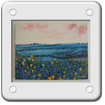 campagna celeste - olio - 45*35