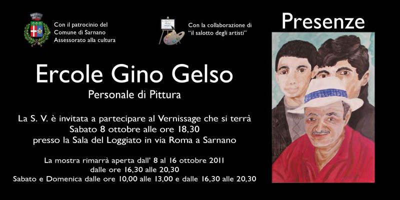invito personale Ercole Gino Gelso