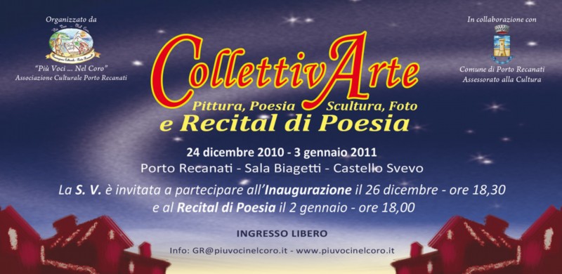 invito CollettivArte 2010 - Porto Recanati