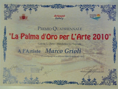La Palma d'Oro per l'Arte - 2010